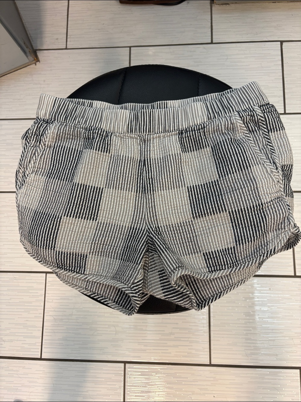 Madewell checker shorts